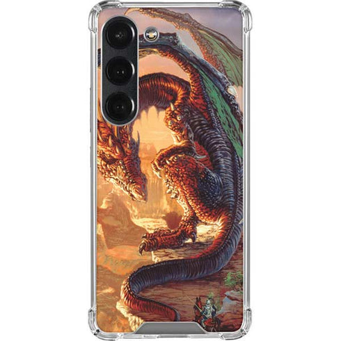 Ed Beard Jr. Bravery Misplaced Dragon and Knight Galaxy S23 Clear Case