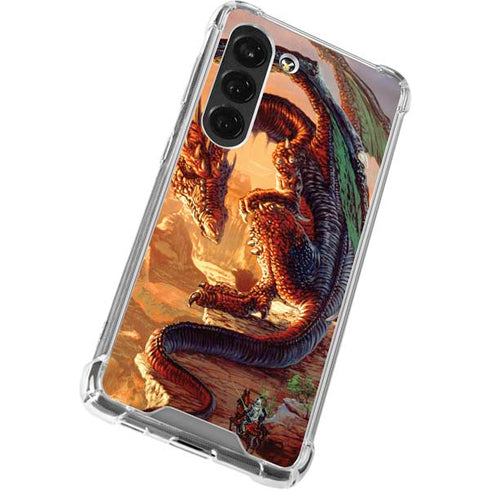 Ed Beard Jr. Bravery Misplaced Dragon and Knight Galaxy S23 Clear Case