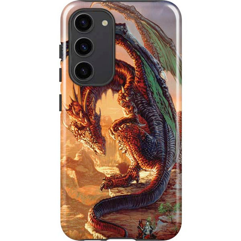Ed Beard Jr. Bravery Misplaced Dragon and Knight Galaxy S23 Plus Pro Case