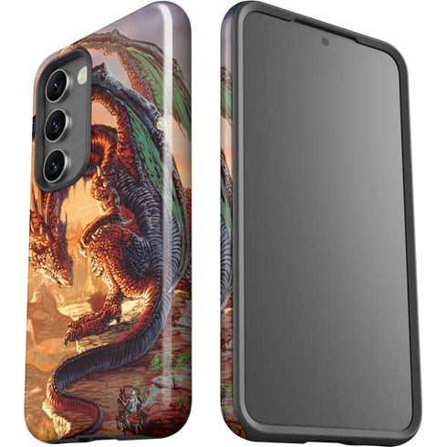 Ed Beard Jr. Bravery Misplaced Dragon and Knight Galaxy S23 Plus Pro Case