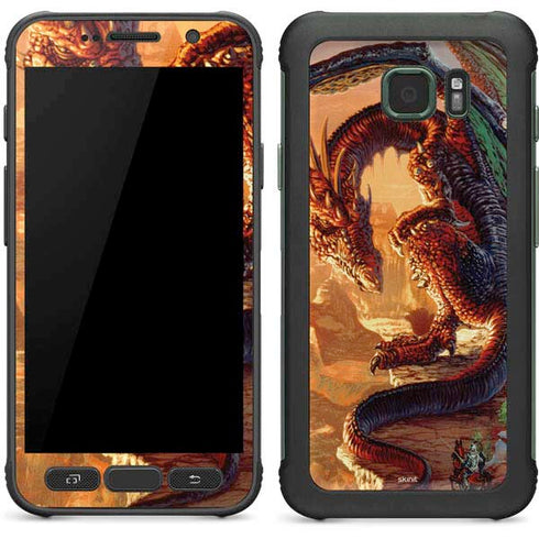 Ed Beard Jr. Bravery Misplaced Dragon and Knight Galaxy S7 Active Skin