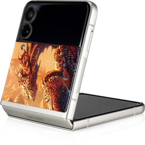 Ed Beard Jr. Bravery Misplaced Dragon and Knight Galaxy Z Flip4 5G Skin