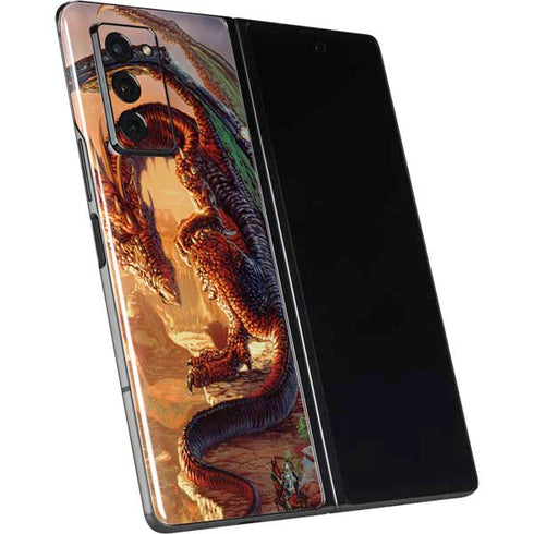 Ed Beard Jr. Bravery Misplaced Dragon and Knight Galaxy Z Fold2 5G Skin