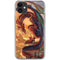 Bravery Misplaced Dragon and Knight by Ed Beard Jr iPhone 11 Clear Case