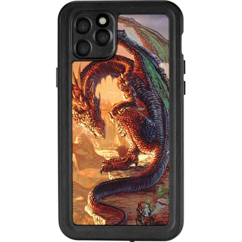 Ed Beard Jr. Bravery Misplaced Dragon and Knight iPhone 11 Pro Max Waterproof Case