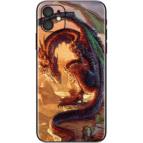 Ed Beard Jr. Bravery Misplaced Dragon and Knight iPhone 11 Skin