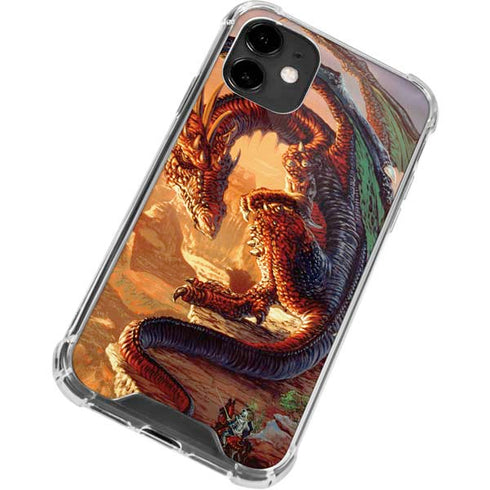 Ed Beard Jr. Bravery Misplaced Dragon and Knight iPhone 12 Clear Case