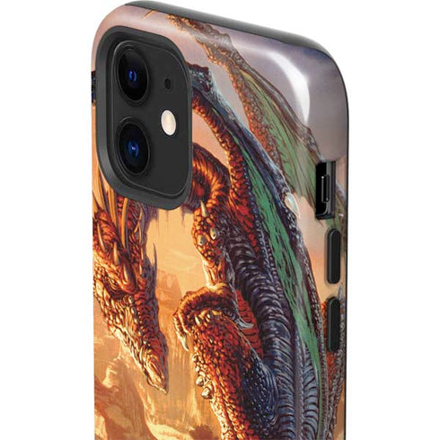Ed Beard Jr. Bravery Misplaced Dragon and Knight iPhone 12 Impact Case