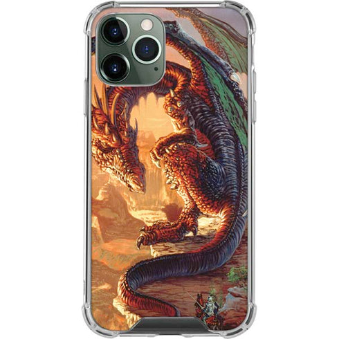 Ed Beard Jr. Bravery Misplaced Dragon and Knight iPhone 12 Pro Clear Case