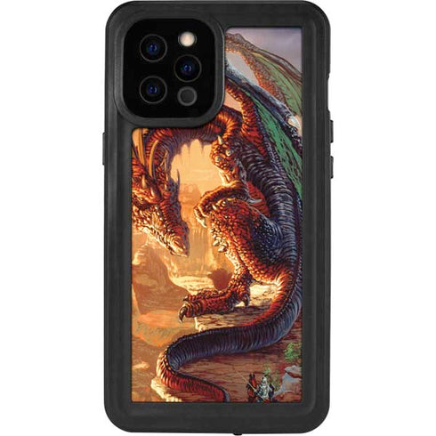 Ed Beard Jr. Bravery Misplaced Dragon and Knight iPhone 12 Pro Max Waterproof Case