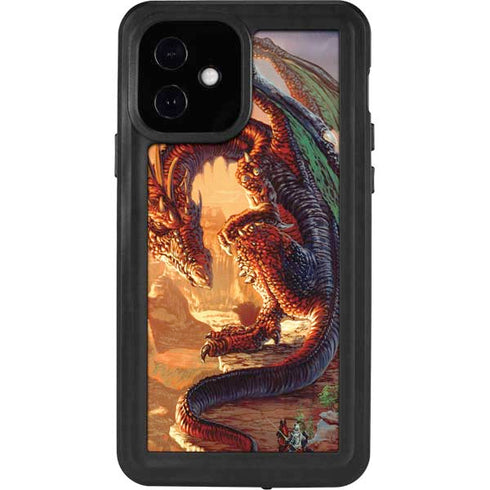 Ed Beard Jr. Bravery Misplaced Dragon and Knight iPhone 12 Waterproof Case