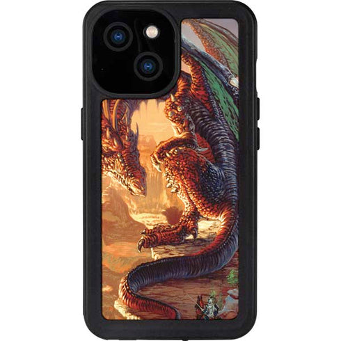 Ed Beard Jr. Bravery Misplaced Dragon and Knight iPhone 13 Mini Waterproof Case