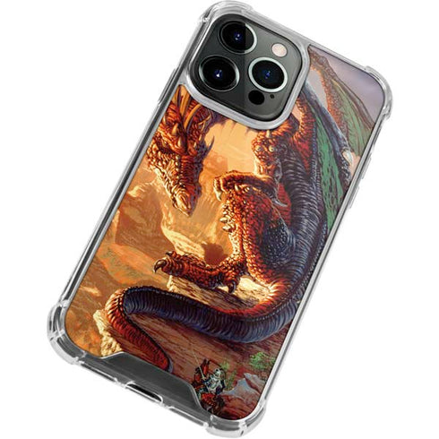 Ed Beard Jr. Bravery Misplaced Dragon and Knight iPhone 13 Pro Clear Case