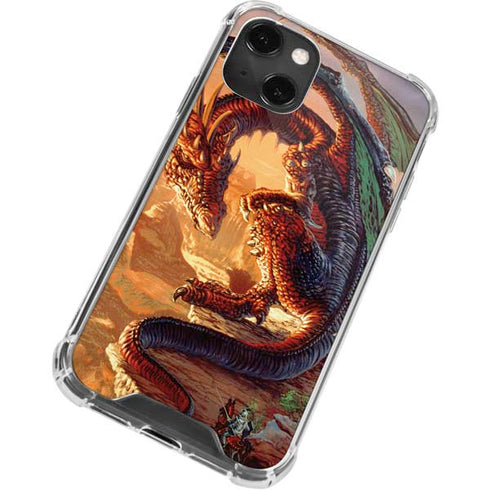 Ed Beard Jr. Bravery Misplaced Dragon and Knight iPhone 14 Plus Clear Case