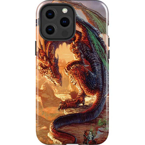 Bravery Misplaced Dragon and Knight by Ed Beard Jr iPhone 15 Pro Max Impact Case