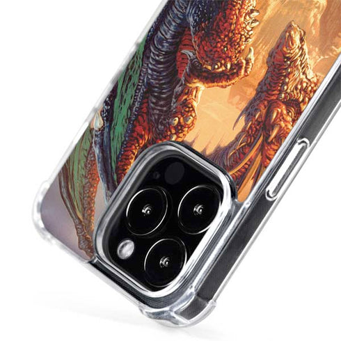 Bravery Misplaced Dragon and Knight by Ed Beard Jr iPhone 15 Pro Max MagSafe Case
