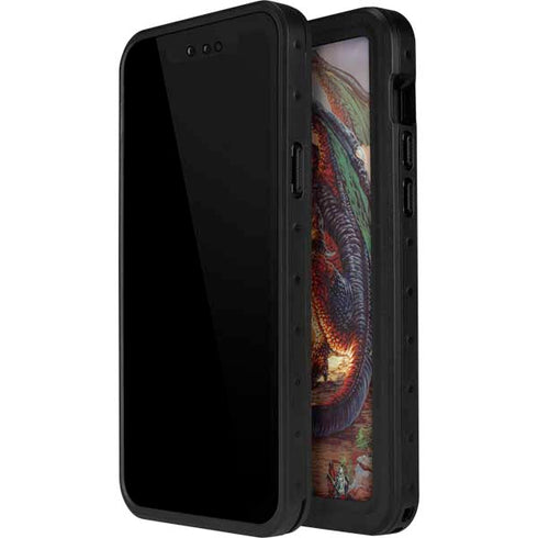 Ed Beard Jr. Bravery Misplaced Dragon and Knight iPhone 14 Pro Max Waterproof Case