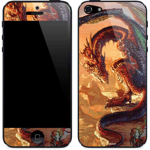 Ed Beard Jr. Bravery Misplaced Dragon and Knight iPhone 5/5s/5SE Skin