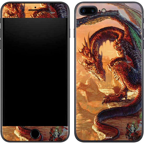 Ed Beard Jr. Bravery Misplaced Dragon and Knight iPhone 8 Plus Skin
