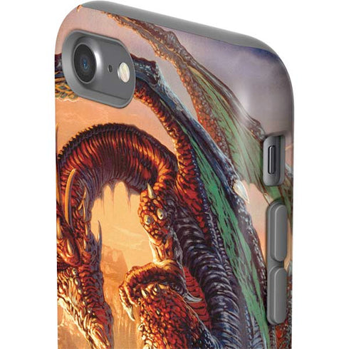 Ed Beard Jr. Bravery Misplaced Dragon and Knight iPhone SE (2nd & 3rd Gen) Pro Case