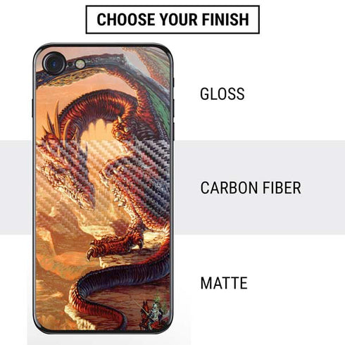 Ed Beard Jr. Bravery Misplaced Dragon and Knight iPhone SE (2nd & 3rd Gen) Skin