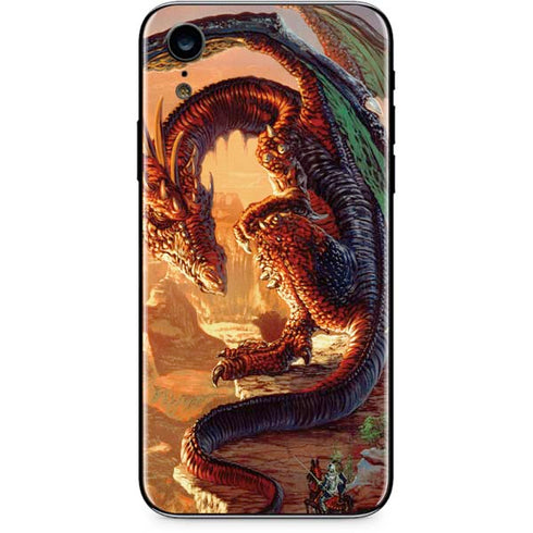 Ed Beard Jr. Bravery Misplaced Dragon and Knight iPhone XR Skin