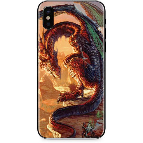 Ed Beard Jr. Bravery Misplaced Dragon and Knight iPhone XS Skin