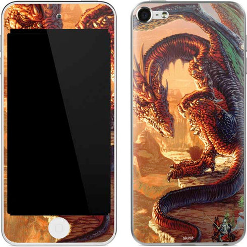 Ed Beard Jr. Bravery Misplaced Dragon and Knight Apple iPod Skin
