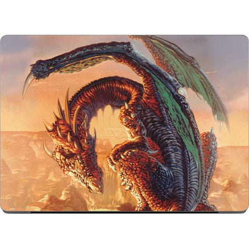 Bravery Misplaced Dragon and Knight by Ed Beard Jr MacBook Pro 14in (2021-24) Skin