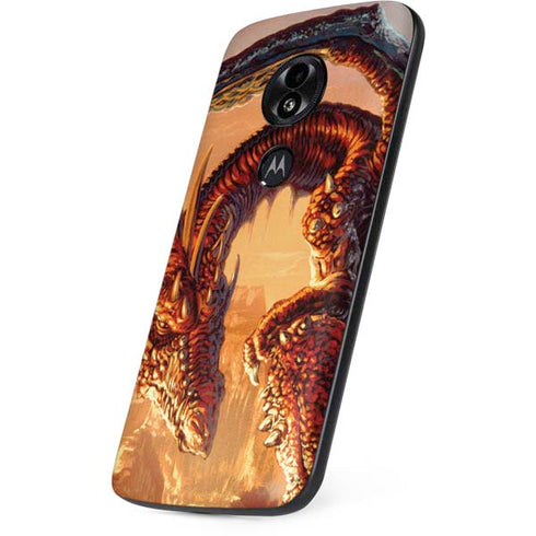 Ed Beard Jr. Bravery Misplaced Dragon and Knight Moto E5 Play Skin