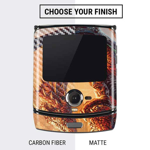 Ed Beard Jr. Bravery Misplaced Dragon and Knight Motorola RAZR Skin
