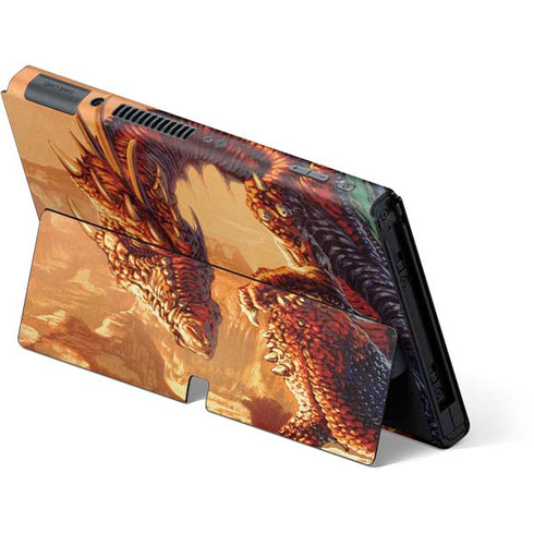 Ed Beard Jr. Bravery Misplaced Dragon and Knight Nintendo Switch OLED (2021) Skin