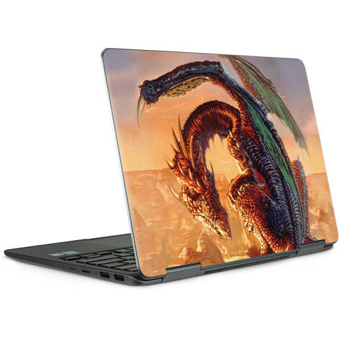 Ed Beard Jr. Bravery Misplaced Dragon and Knight Notebook 9 Pro 13in (2017) Skin