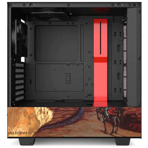 Ed Beard Jr. Bravery Misplaced Dragon and Knight NZXT H510 Compact ATX Mid-Tower Case Skin