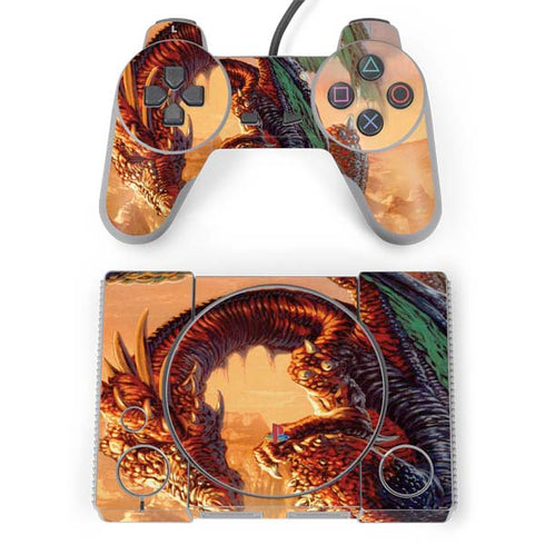 Ed Beard Jr. Bravery Misplaced Dragon and Knight PlayStation Classic Bundle Skin