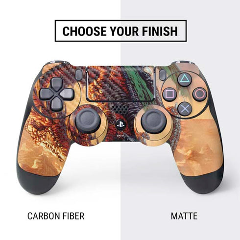 Ed Beard Jr. Bravery Misplaced Dragon and Knight PS4 Controller Skin