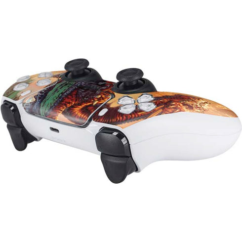 Ed Beard Jr. Bravery Misplaced Dragon and Knight PS5 Controller Skin