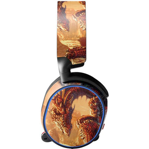 Ed Beard Jr. Bravery Misplaced Dragon and Knight SteelSeries Arctis 3 Skin