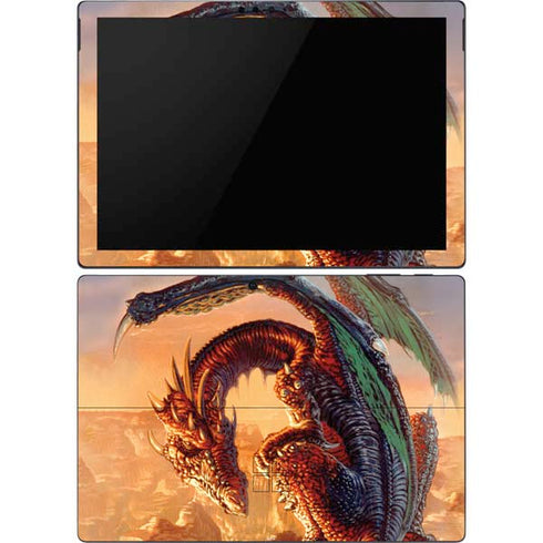 Ed Beard Jr. Bravery Misplaced Dragon and Knight Surface Pro 6 Skin