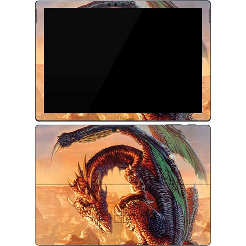 Ed Beard Jr. Bravery Misplaced Dragon and Knight Surface Pro 7 Skin