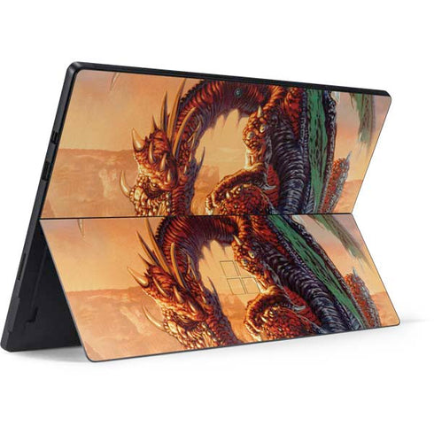 Ed Beard Jr. Bravery Misplaced Dragon and Knight Surface Pro 7 Skin
