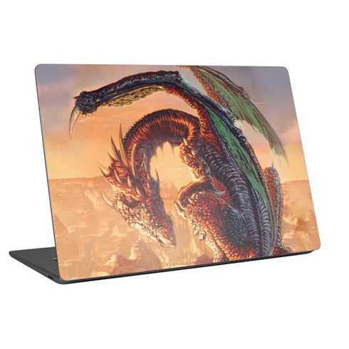 Ed Beard Jr. Bravery Misplaced Dragon and Knight Universal Laptop 14in (11.4 x 8.2in) Skin