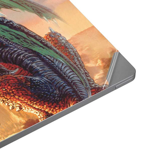 Ed Beard Jr. Bravery Misplaced Dragon and Knight Universal Laptop 16.6in (13.4 x 9.7in) Skin