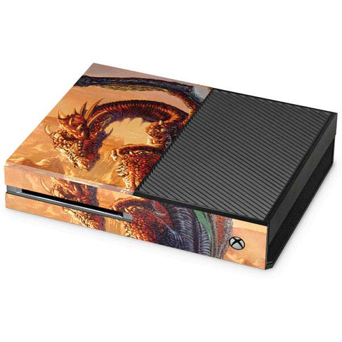Ed Beard Jr. Bravery Misplaced Dragon and Knight Xbox One Console Skin