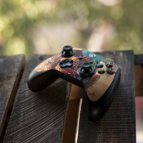 Ed Beard Jr. Bravery Misplaced Dragon and Knight Xbox One Controller Skin