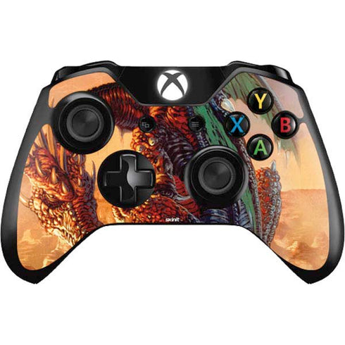 Ed Beard Jr. Bravery Misplaced Dragon and Knight Xbox One Controller Skin