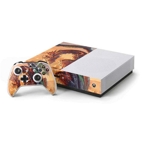 Bravery Misplaced Dragon and Knight by Ed Beard Jr Xbox One Skins