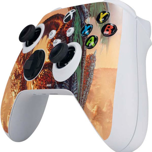 Ed Beard Jr. Bravery Misplaced Dragon and Knight Xbox Series S Controller Skin