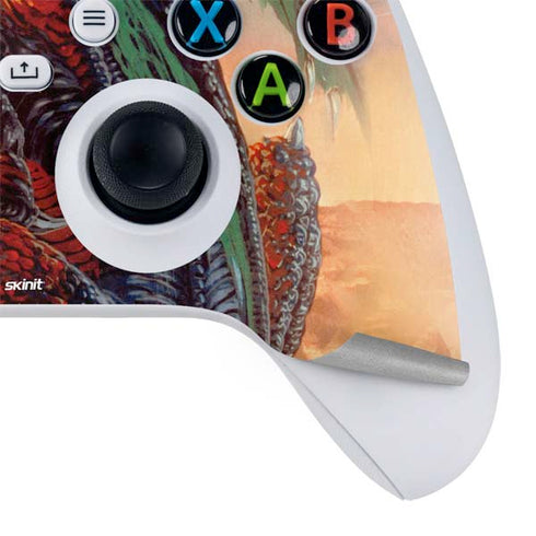 Ed Beard Jr. Bravery Misplaced Dragon and Knight Xbox Series S Controller Skin
