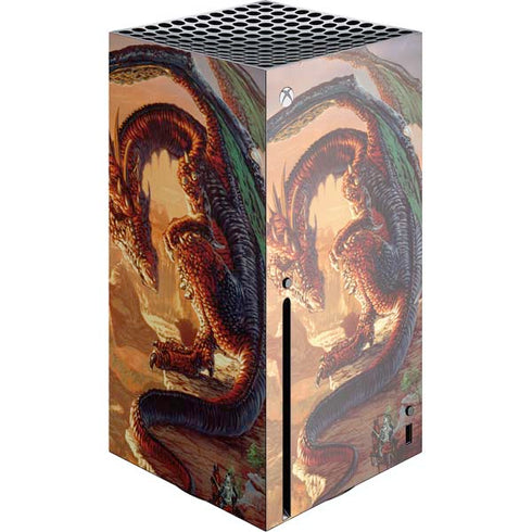 Ed Beard Jr. Bravery Misplaced Dragon and Knight Xbox Series X Console Skin